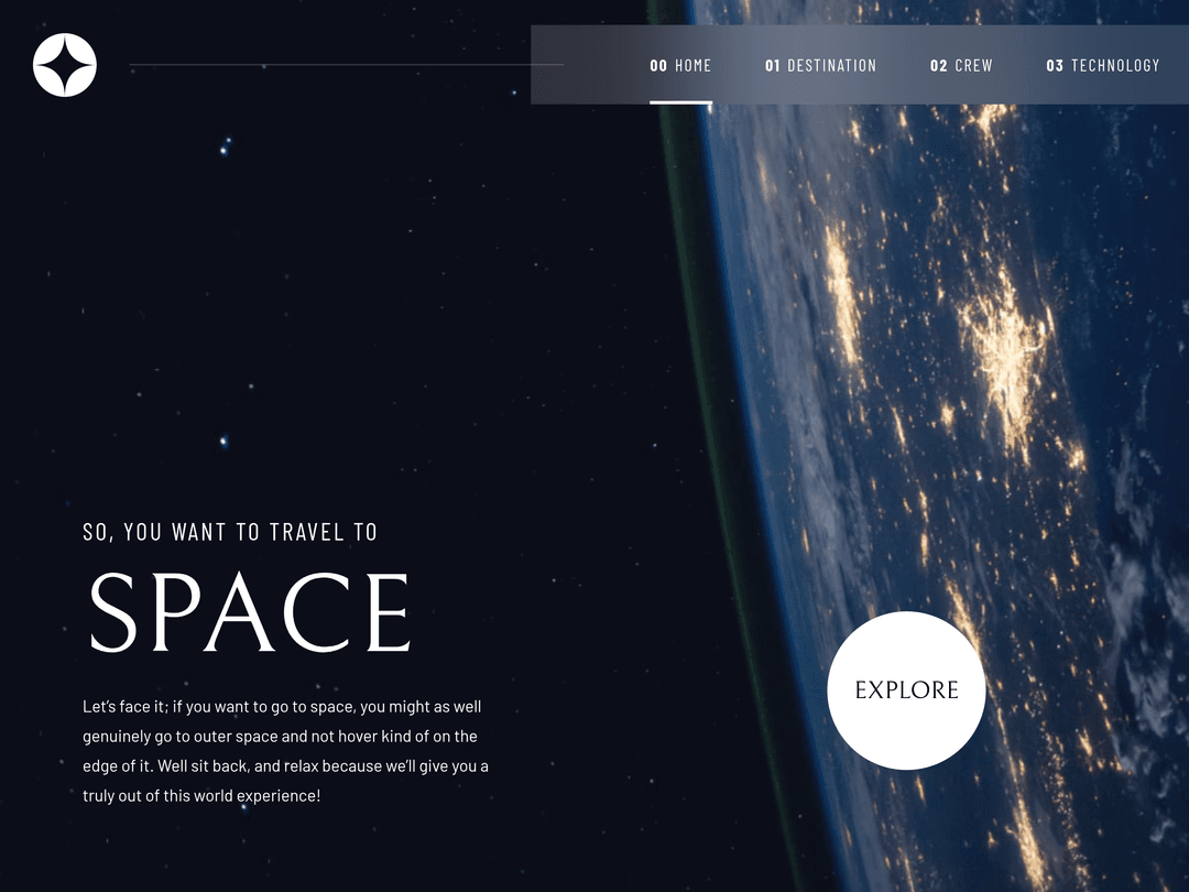 space-tourism-website